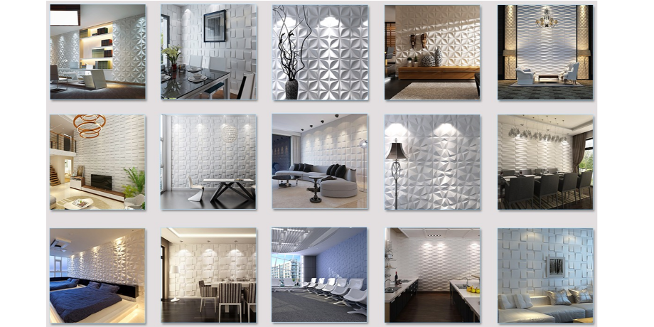 China Interior & Exterior Decorative Wall Panels 3D Moisture-Proof For ...