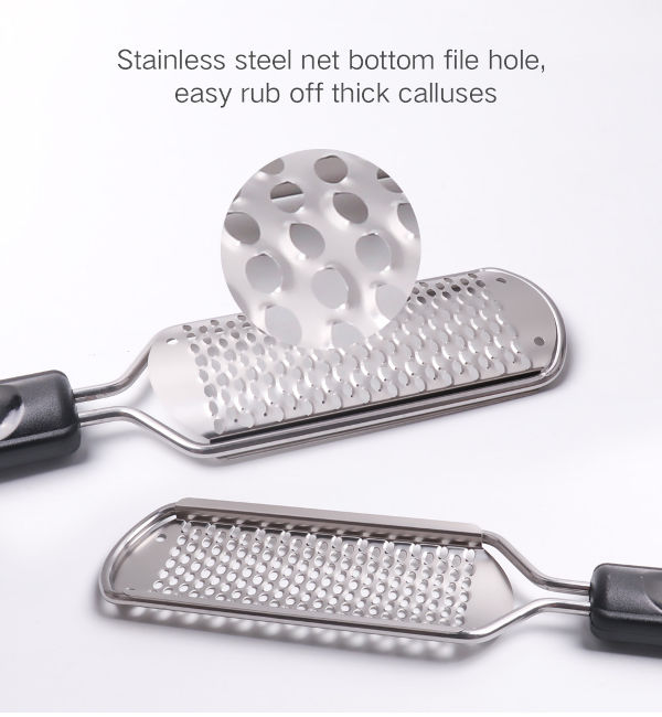 Black Handle 'Cheese Grater' Type Foot File - 1 pack