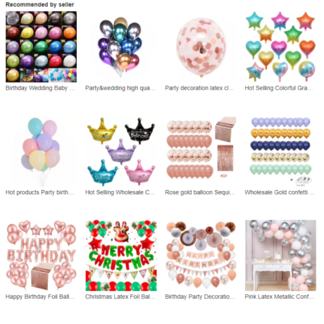 12 Inch Happy Birthday Printed Metallic Latex Balloon Party Decoration ...