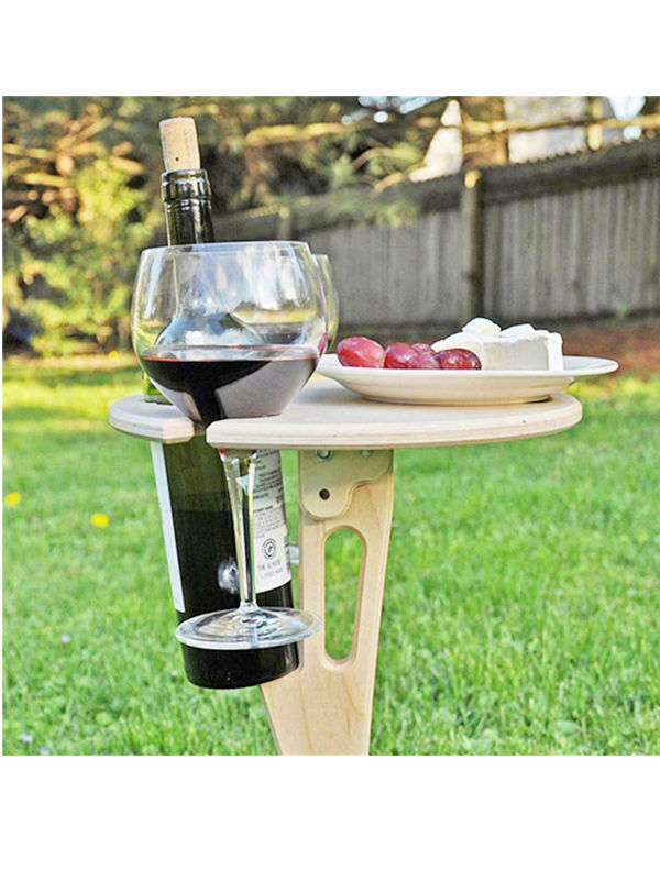 Wine racks outdoor portable wine table wine glass holder picnic