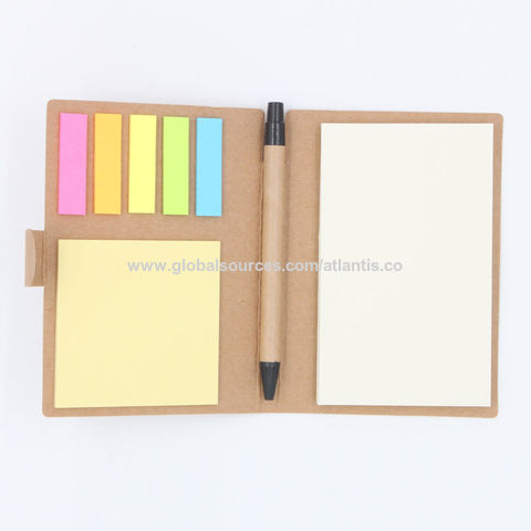 Buy Wholesale China High Quality Multifunction Eco-friendly Paper Notebook  With Recycled Ball Pen Office Diary & Notebook at USD 0.5