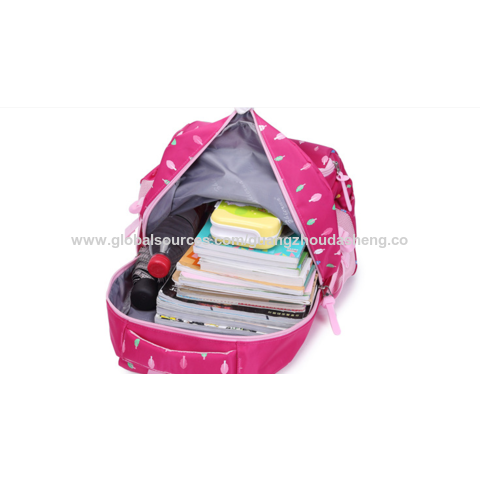 Bape Backpack With Pencil Box Pink Bape Big Capacity Pencil Case