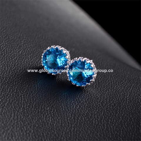 S925 Sterling Silver Zirconia Earrings - Jewelry Wholesale China