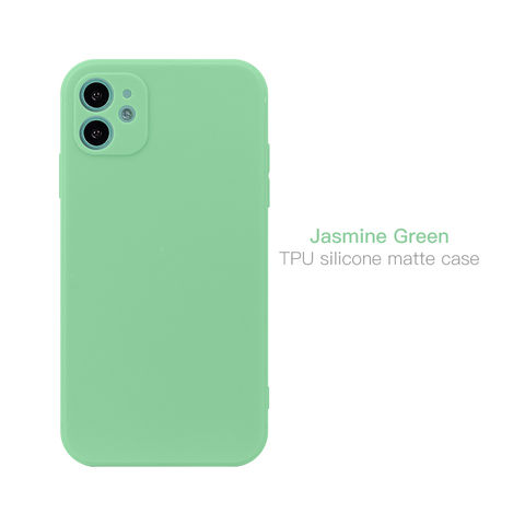 Square Silicone Case Compatible With Iphone 11 Case With Camera