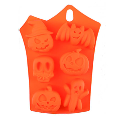 Buy Wholesale China Silicone Chocolate Molds Halloween Mold Baking Cookie  Mold Wizard Hat Skull Ice Tray Pumpkin Shape & Silicone Chocolate Mold  Silicone Mold at USD 1.17