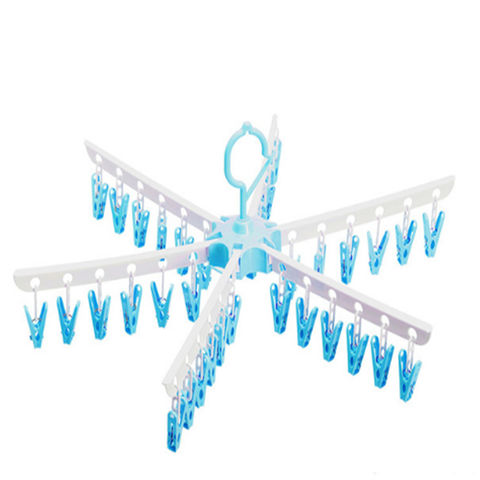 China 32 clips circular clothes drying hanger ,drying rack clothes ...