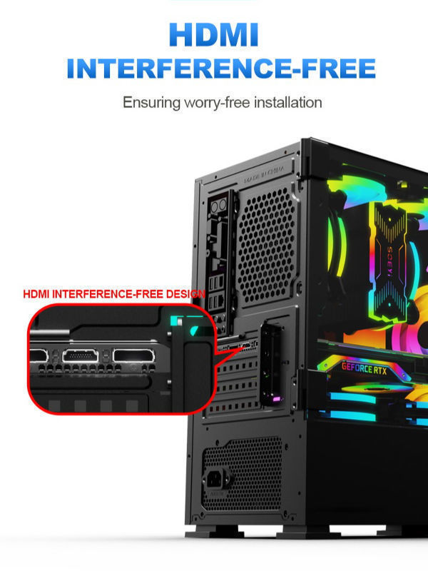 China Gaming Hardware Gabinete Casing Mid Tower Rgb Pc Gamer Oem ...