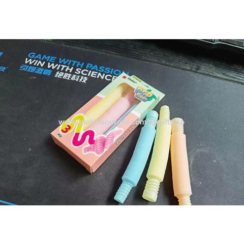 China Children's adult plastic fun toys popular tube toys no bpa