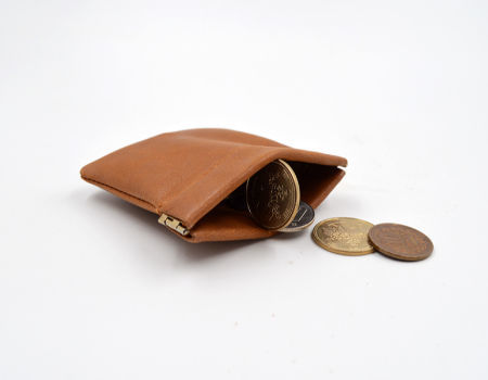 coin leather pouch
