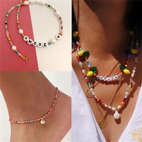 Buy Wholesale China Glass Seed Beads And Acrylic Letter Bead Set Jewelry  Kits & Glass Beads Set Jewelry Kits at USD 3.05