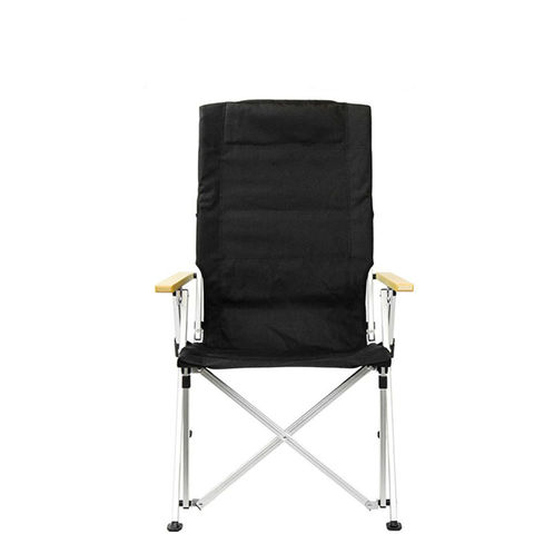 Cadeira de praia dobrável ajustável para lazer, pesca, encosto alto, jardim, camping, exterior