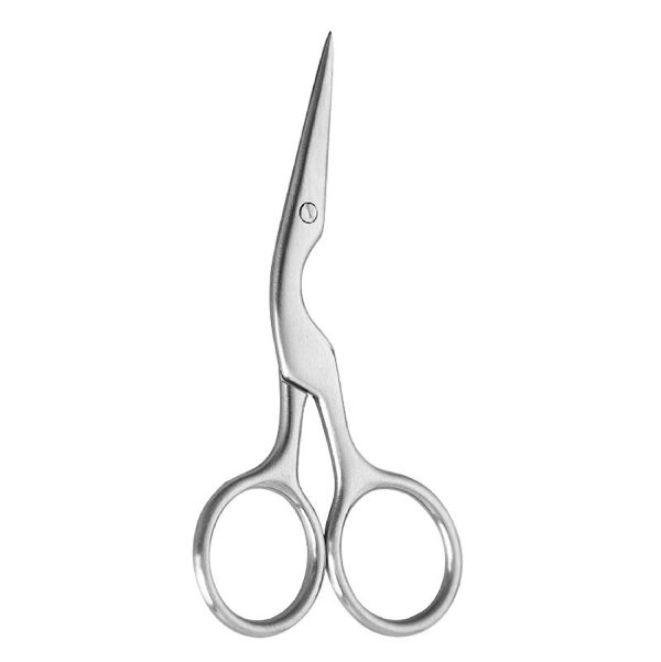 Buy Wholesale China Stainless Steel Curved Edge Eyebrow Scissors Small  Beauty Cosmetic Scissors Nose Hair Trimmers & Eyebrow Scissors at USD 0.65