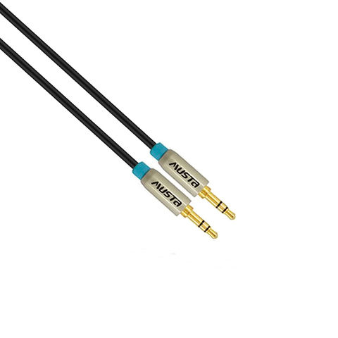 3.5mm Audio Aux Cable Jack Plaqué Or 90 Degrés Angle Audio Câble