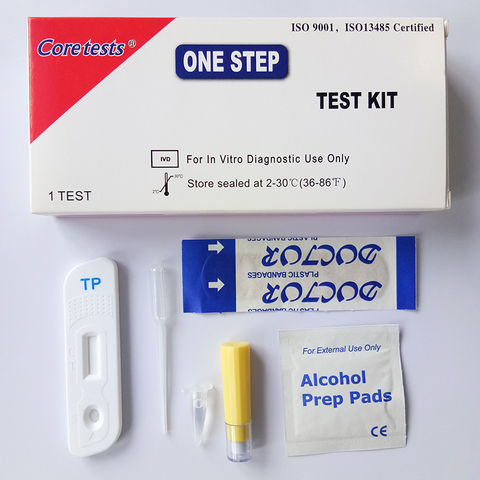 China One Step Diagnostic Syphilis Rapid Test Tp Test Kit Strip On 