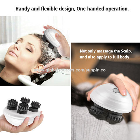 China Portable Electric Scalp/Head Massager, Mini Waterproof Handheld ...