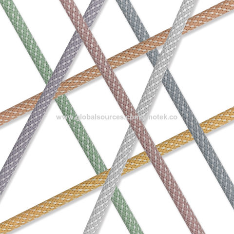 3A Fast charging USB C - USB C Charging/Data cable Multi-color Nylon braided