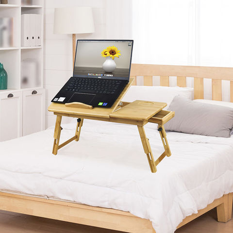 Bandeja de cama plegable mesa de ordenador portátil altura