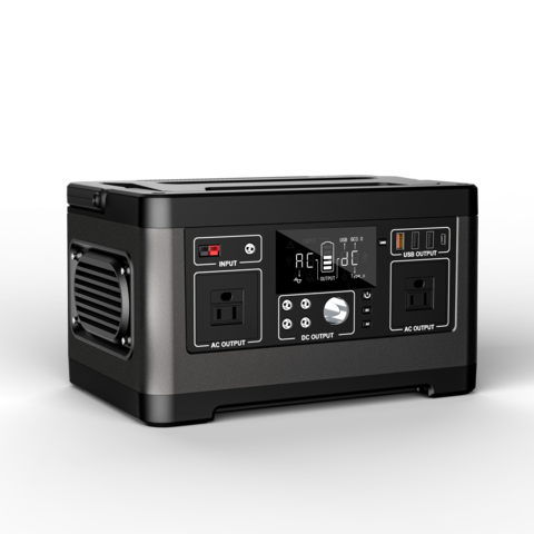 Générateur Solaire Portable 500 W, système de Stockage d'énergie de  Batterie, générateur Solaire pour Voyage en Voiture, Sortie 110 V-220 V AC  adaptée