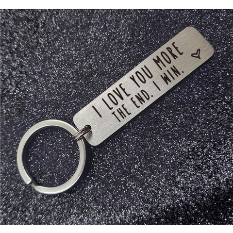 Buy Wholesale China Friendship Keychain Gift For Best Friends Engraved Keychains  Gifts For Birthday & Stainless Steel Long Key Chain at USD 0.95 | Global  Sources
