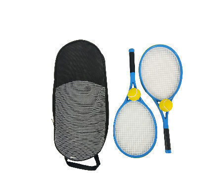 Kids Metal Junior Tennis Set 2 Racket Raquets 2 Balls Outdoor Toy Playset 