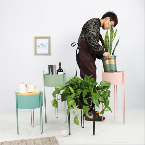 China Display and planting Nordic flower rack plant rack simple green ...