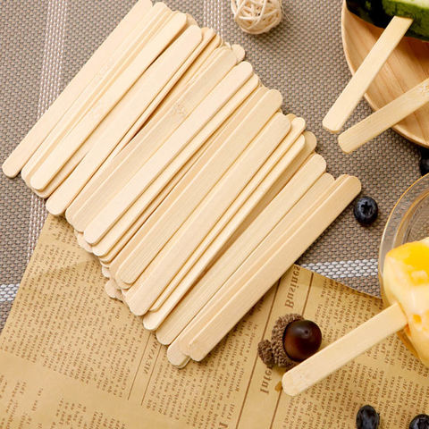 China Disposable Natural Birch Wooden Ice Cream Stick Got Brc Bsci