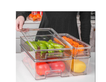 Buy Wholesale China 2022 Hot-sale Large Capacity Fridge Storage Box Kitchen  Sealed Jar Fruit Vegetable Storage Box & Storage Box at USD 0.77