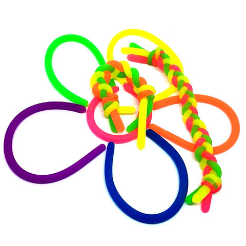 China Colorful TPR Elastic Monkey Noodle For Stress Release Stretchy ...