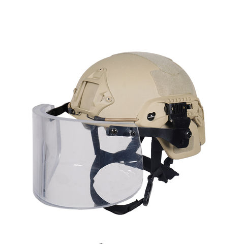 Casque balistique STD avec visière.