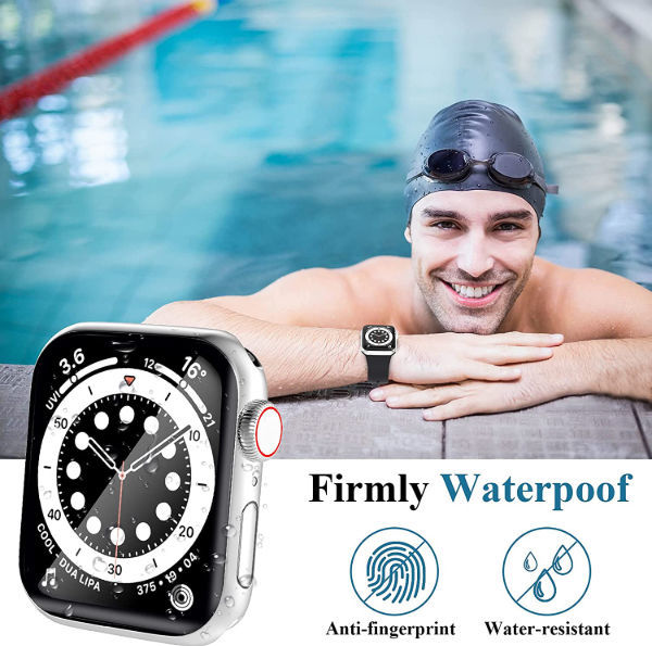 China 2packTempered Glass Screen Protector 40/44mm for Smart Watch 3D Full Coverage Waterproof