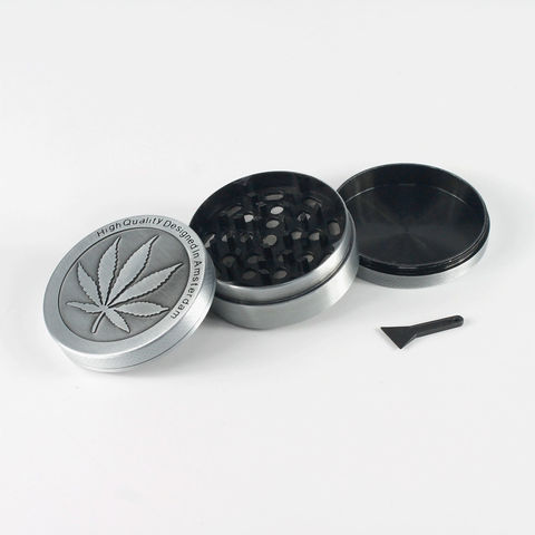 China Zinc grinder 63mm 3 parts aluminum grinder smoking item coffee ...