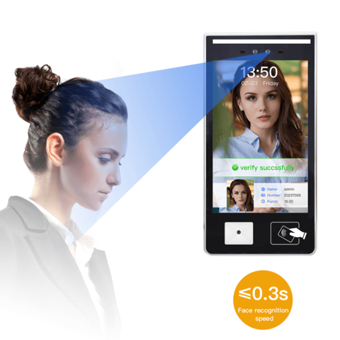China Biometric Facial Recognition Time Attendance Terminal Access ...