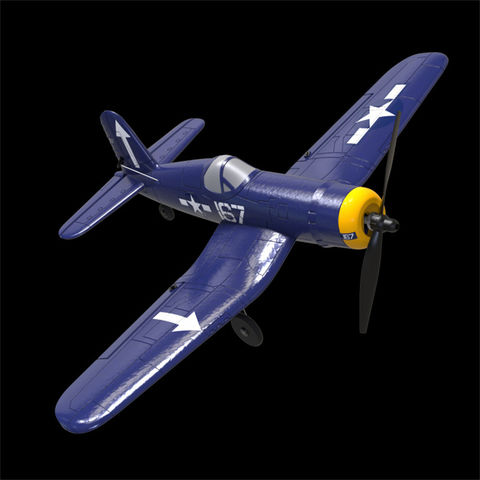 VOLANTEXRC Avión RC F4U 2.4Ghz 4 Canales Control Remoto Aeronave, Avión RC con control remoto