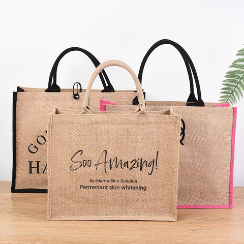 Jute Drawstring Bag Design For Eco Packaging Bag Solution