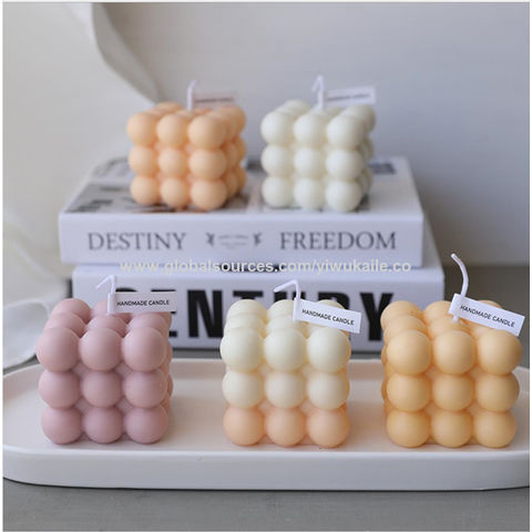 Buy Wholesale China Luxury Creative Wedding Birthday Gift Cube Candle Home  Decoration Soy Wax Scented Candles & Soy Wax Scented Candle at USD 1.4