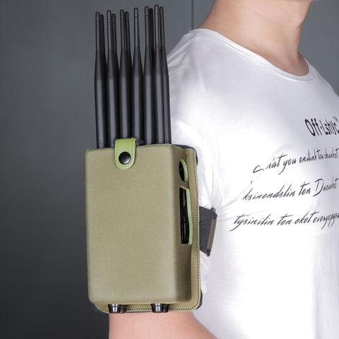 10 Antenna PortableCell Phone Signal Jammer LOJACK GPS Wi-Fi Blocker