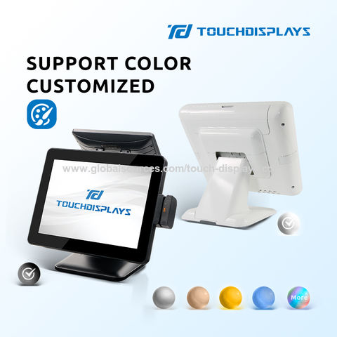 China All in one touch screen smart POS Terminals terminal 15 inch ...