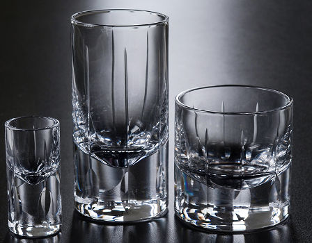 Creative Whisky Glasses, Thick Bottom Old Fashioned Rock Drinking Glassware