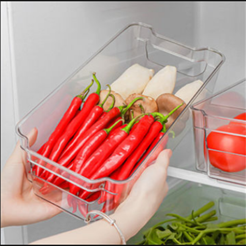 Buy Wholesale China Plastic Fridge Storage Container Drawer Vegetable Fruit  Storage Basket Refrigerator Bins & Fridge Storage Container at USD 3.06