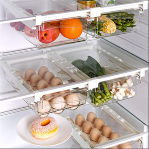 Buy Wholesale China Kitchen Furniture Storage Boxes Eggs Fruit Vegetable  Storage Box With Cover Fridge Storage Container & Fridge Storage Container  at USD 1.7