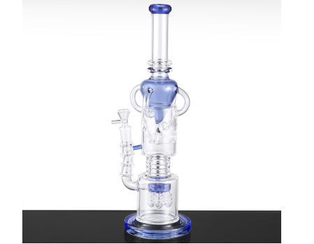 China Modern Glass Water Pipes bongs Ball Arm Recycler Heart Perc Water ...