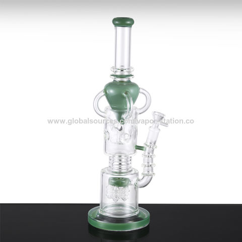 China Modern Glass Water Pipes bongs Ball Arm Recycler Heart Perc Water ...