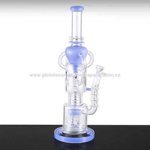 China Modern Glass Water Pipes bongs Ball Arm Recycler Heart Perc Water ...