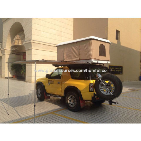 China HOMFUL Foldable hard shell roof top car tent for camping on ...