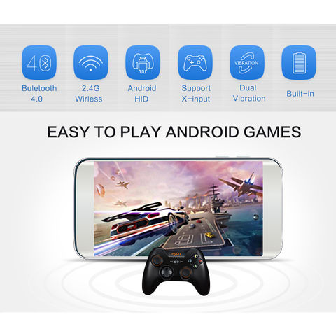 Bluetooth 4.0 And 2.4GHz Wireless Gaming Controller, Dual