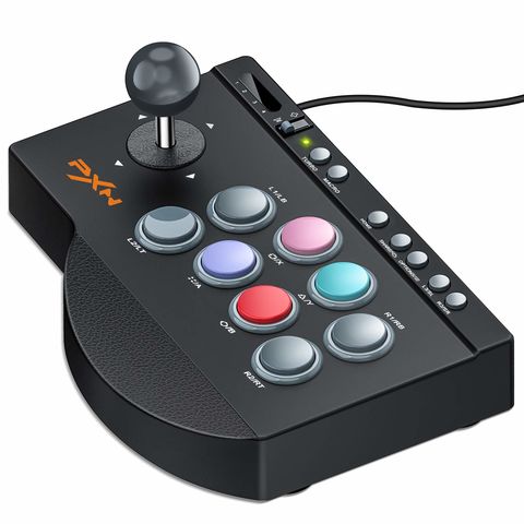 PXN 0082 Arcade Stick, Fight Sticks PC with Turbo & Macro  Functions,Compatible with TV/PC/PS3/PS4/Switch