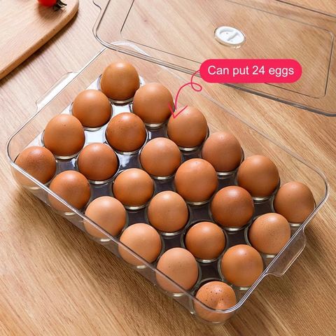 Compre Organizador De Huevos De 24 Rejillas De Pet Transparente Para  Refrigerador y Organizador De Huevos de China por 3.75 USD