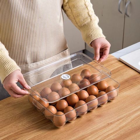 1pc Three-layer Egg Storage Holder For Refrigerator, Household Organizer  For Kitchen, Keeping Eggs Fresh