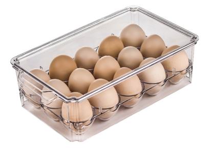 Compre Organizador De Huevos De 24 Rejillas De Pet Transparente Para  Refrigerador y Organizador De Huevos de China por 3.75 USD