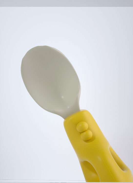 China Baby Spoon And Fork Set Food Grade PP Material with Silicone
